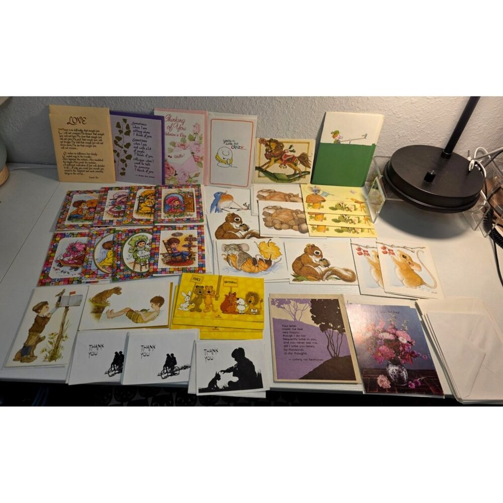 Lot of Vintage Card & Post cards with Envelopes